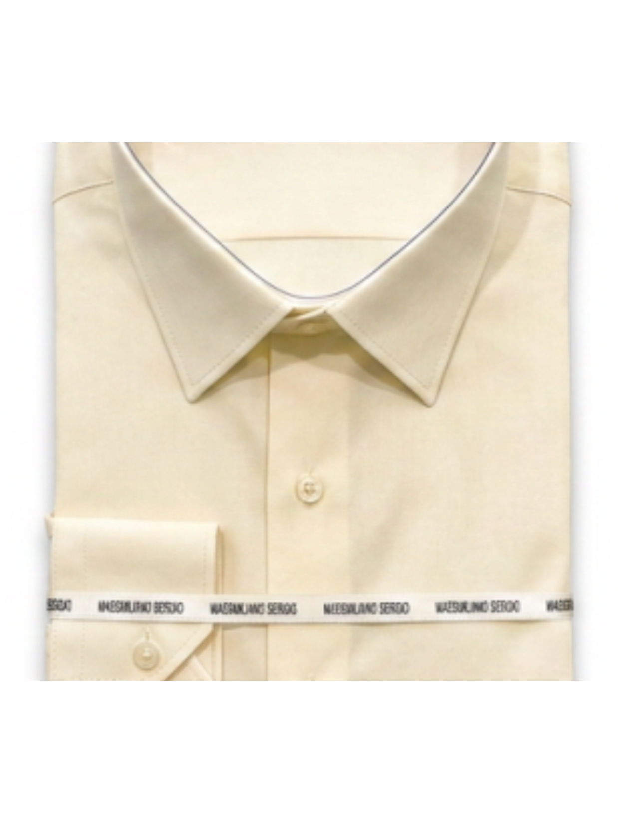 Chemise Ivoire Unie — détail