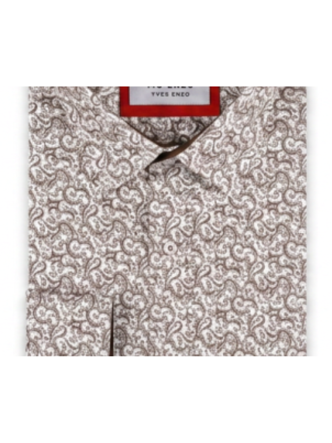 Chemise Paisley Marron — détail