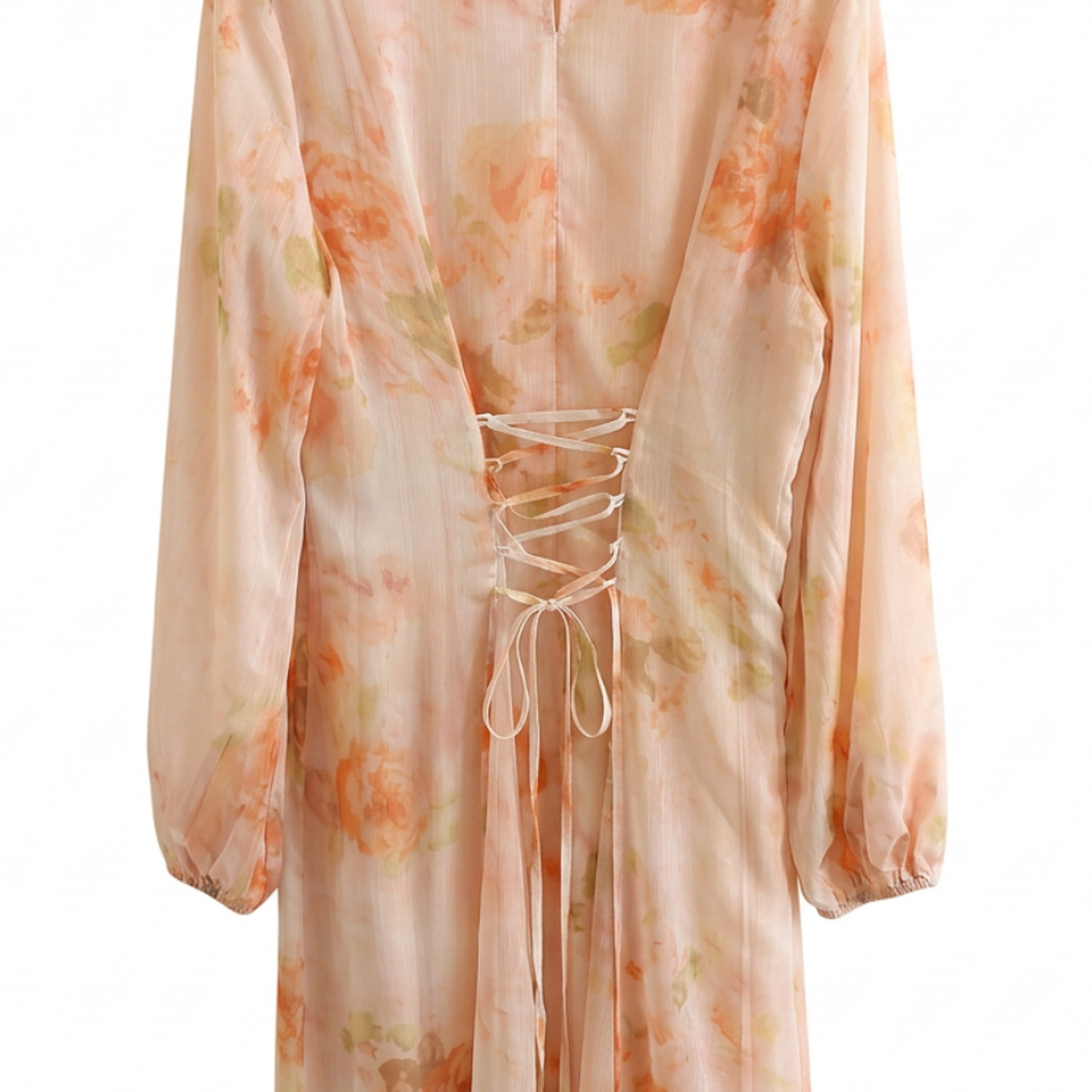 Robe Fleurie Longue — détail