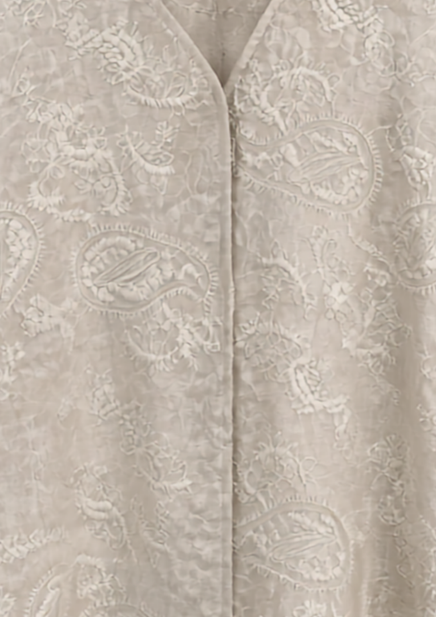 Blouse Paisley Taupe — détail