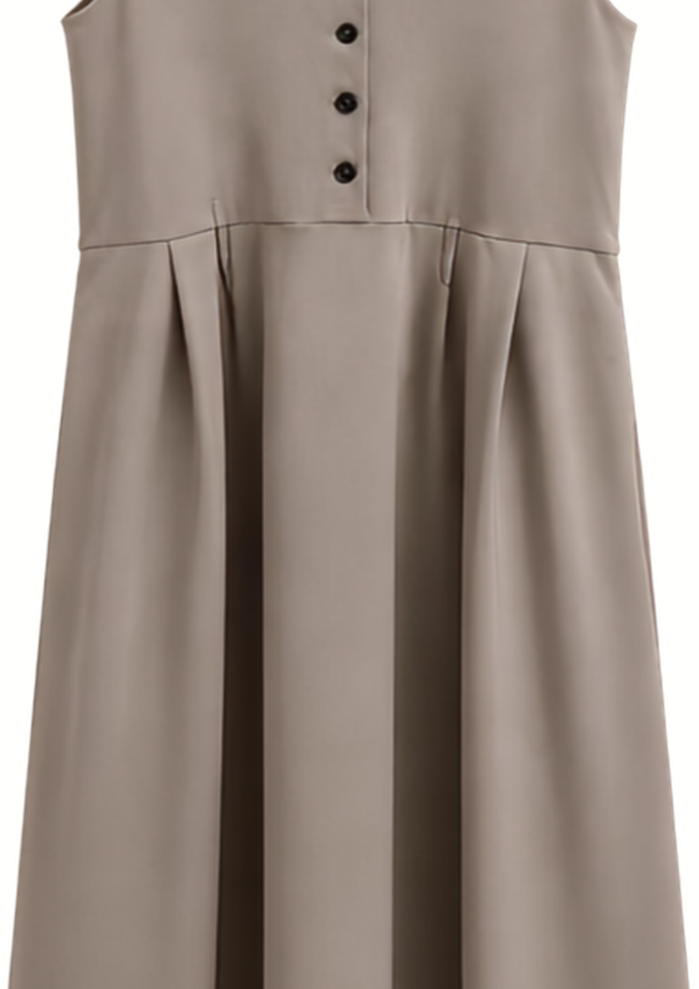 Robe Grise Boutonnée — détail