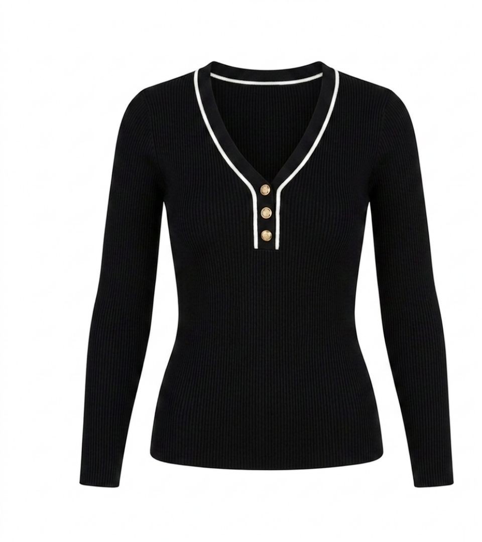 Pull Noir Élégant